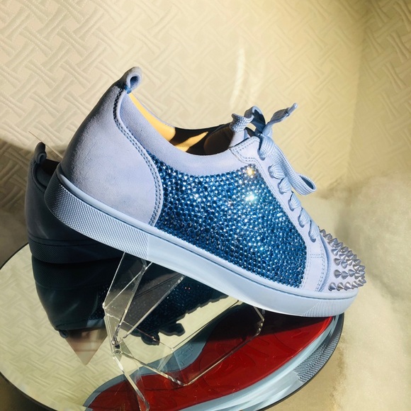 ⚡️SALE Louboutin Louis Junior Spike Flat Suede - Picture 6 of 10